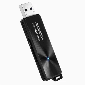 ADATA Flash Disk 64GB UE700PRO, USB 3.1 DashDrive Elite (R:190/W:50 MB/s) černá ADATA Flash Disk 64GB UE700PRO, USB 3.1 DashDrive Elite (R:190/W:50 MB/s) černá