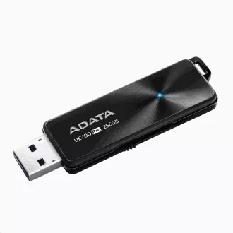 ADATA Flash Disk 256GB UE700PRO, USB 3.1 Dash Drive Elite (R:360/W:180 MB/s) černá ADATA Flash Disk 256GB UE700PRO, USB 3.1 Dash Drive Elite (R:360/W:180 MB/s) černá