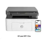 HP Laser 135W - (20str/min, A4, USB, Wi-Fi, Print/Scan/Copy)