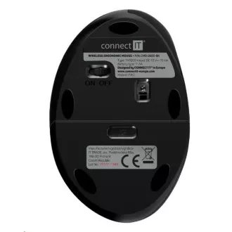 CONNECT IT FOR HEALTH LADIES ergonomická vertikální myš, bezdrátová