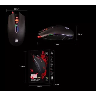 A4tech herní myš Bloody P80 PRO, RGB, 12000CPI, USB, CORE 3 A4tech herní myš Bloody P80 PRO, RGB, 12000CPI, USB, CORE 3