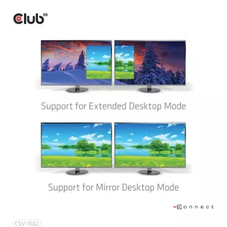 Club3D Dokovací stanice USB-C 13v1, 2xDP, 3xHDMI, 1xUSB-C, 5xUSB, 1xRJ45, 1x3.5mm, černá