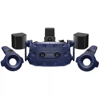 HTC Vive Pro Full kit brýle pro virtuální realitu, 2x 1440x1600px, 90Hz, FOV 110°, modrá HTC Vive Pro Full kit brýle pro virtuální realitu, 2x 1440x1600px, 90Hz, FOV 110°, modrá