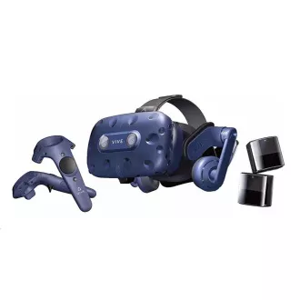 HTC Vive Pro Full kit brýle pro virtuální realitu, 2x 1440x1600px, 90Hz, FOV 110°, modrá HTC Vive Pro Full kit brýle pro virtuální realitu, 2x 1440x1600px, 90Hz, FOV 110°, modrá
