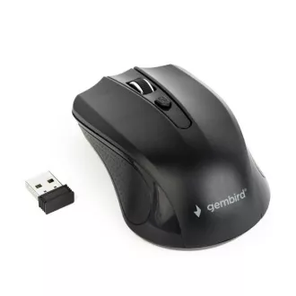 GEMBIRD myš MUSW-4B-04, černá, bezdrátová, USB nano receiver GEMBIRD myš MUSW-4B-04, černá, bezdrátová, USB nano receiver