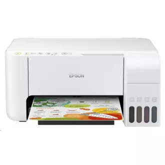 EPSON tiskárna ink EcoTank L3156, 3v1, A4, 1440x5760dpi, 33ppm, USB, Wi-Fi, Wi-Fi Direct, Bílá