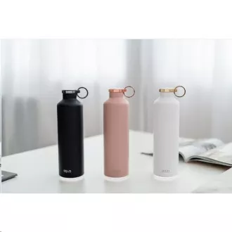 Equa Smart – chytrá lahev, ocel, mramor, Pink Blush