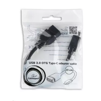 GEMBIRD Kabel USB Type-C OTG kabel, 20cm, pro tablety a smartphone