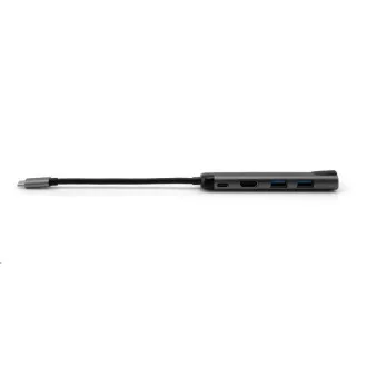 VERBATIM Dokovací stanice USB-C 5v1, 1xHDMI, 1xSB-C, 2xUSB, 1xRJ45, šedá