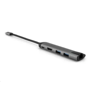 VERBATIM Dokovací stanice USB-C 5v1, 1xHDMI, 1xSB-C, 2xUSB, 1xRJ45, šedá