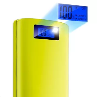 ADATA PowerBank P20000D - externí baterie pro mobil/tablet 20000mAh, 2, 1A, žlutozelená/yellow green