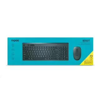 RAPOO set klávesnice a myš 8050T Multi-mode Wireless Desktop Combo Set