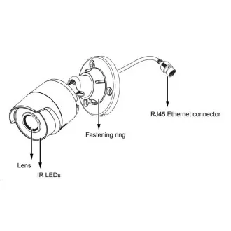 Vivotek IB9380-H, 5Mpix, 20sn/s, H.265, obj. 3.6mm (76°), PoE, IR, SNV, WDR 120dB, defog, MicroSDXC slot, antivandal, IP66