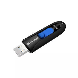 TRANSCEND Flash Disk 256GB JetFlash®790, USB 3.1 (R:100/W:40 MB/s) černá/modrá