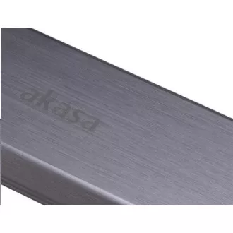 AKASA externí box pro M.2 PCIe NVMe SSD, USB 3.1 Gen 2 Superspeed+ (Supports 2242, 2260 & 2280), 10Gb/s, hliníkový