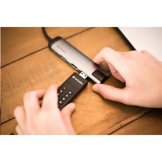 VERBATIM USB 3.0 Drive 128 GB - Keypad Secure (R:160/W:150 MB/s) GDPR