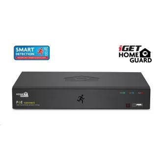 iGET HOMEGUARD HGNVK85304 Kamerový PoE systém se SMART detekcí pohybu, 8-kanálový FullHD NVR + 4x FullHD venkovní kamera