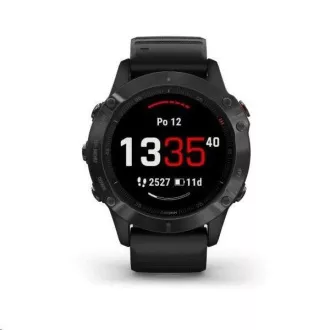 Garmin GPS sportovní hodinky fenix6 Glass, Black/Black Band (MAP/Music) Garmin GPS sportovní hodinky fenix6 Glass, Black/Black Band (MAP/Music)