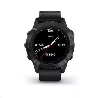 Garmin GPS sportovní hodinky fenix6 Glass, Black/Black Band (MAP/Music) Garmin GPS sportovní hodinky fenix6 Glass, Black/Black Band (MAP/Music)