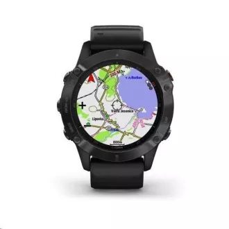 Garmin GPS sportovní hodinky fenix6 Glass, Black/Black Band (MAP/Music) Garmin GPS sportovní hodinky fenix6 Glass, Black/Black Band (MAP/Music)