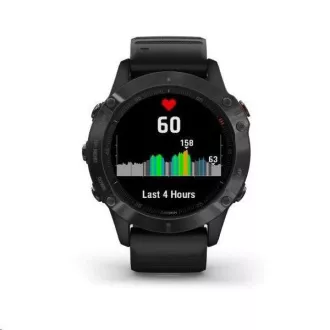 Garmin GPS sportovní hodinky fenix6 Glass, Black/Black Band (MAP/Music) Garmin GPS sportovní hodinky fenix6 Glass, Black/Black Band (MAP/Music)