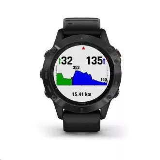 Garmin GPS sportovní hodinky fenix6 Glass, Black/Black Band (MAP/Music) Garmin GPS sportovní hodinky fenix6 Glass, Black/Black Band (MAP/Music)