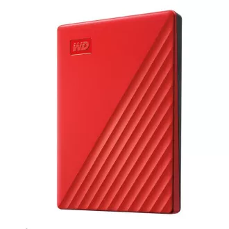 WD My Passport Portable 2TB, Externí HDD, USB 3.0, červená