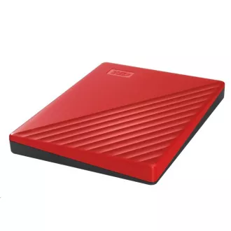 WD My Passport Portable 2TB, Externí HDD, USB 3.0, červená