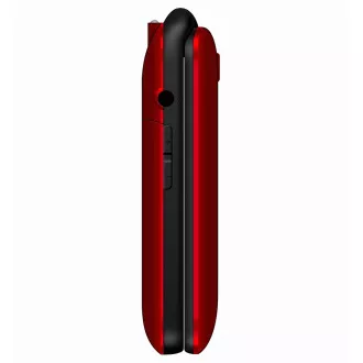 EVOLVEO EasyPhone FD, mobilní telefon pro seniory s nabíjecím stojánkem (červená barva)