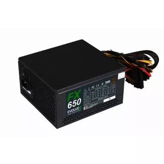 EVOLVEO FX 650, zdroj 650W ATX, 14cm, tichý, 80+ Bronze, záruka 3 roky, černý