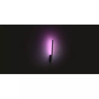 PHILIPS Liane Nástěnné svítidlo, Hue White and color, 230V, 1x12W integr.LED, Černá