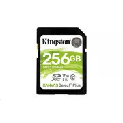 Kingston SDXC karta 256GB SecureDigital Canvas Select Plus (SDXC) 100R 85W Class 10 UHS-I - Rozbalené
