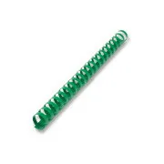 Kroužková vazba 22mm zelená 151-180listů 50ks