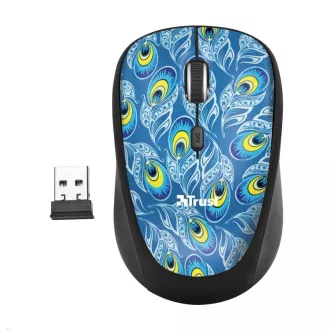 TRUST Myš Yvi Wireless Mouse - peacock TRUST Myš Yvi Wireless Mouse - peacock
