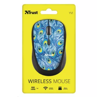 TRUST Myš Yvi Wireless Mouse - peacock TRUST Myš Yvi Wireless Mouse - peacock