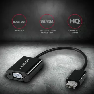 AXAGON RVH-VGN, HDMI -> VGA redukce / adaptér, FullHD, 1920*1200