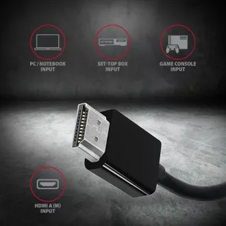 AXAGON RVH-VGN, HDMI -> VGA redukce / adaptér, FullHD, 1920*1200