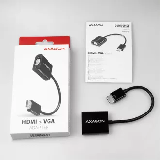 AXAGON RVH-VGN, HDMI -> VGA redukce / adaptér, FullHD, 1920*1200