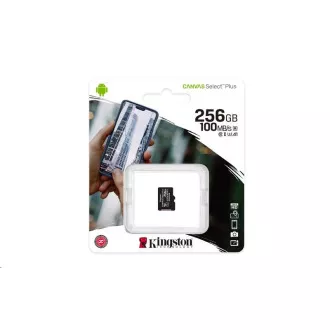 Kingston MicroSDXC karta 256GB Canvas Select Plus 100R A1 C10 - 1 ks