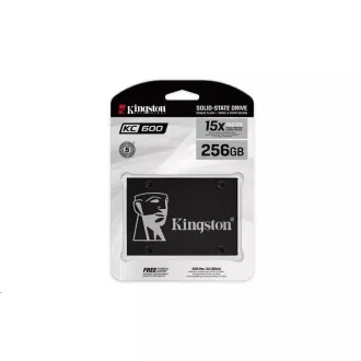 Kingston SSD 256GB KC600 SATA3 2.5" (R:550, W:500MB/s)