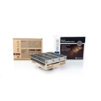 NOCTUA Chladič CPU NH-L12S, 1x 120mm, LGA1851, AM5, hnědá/stříbrná