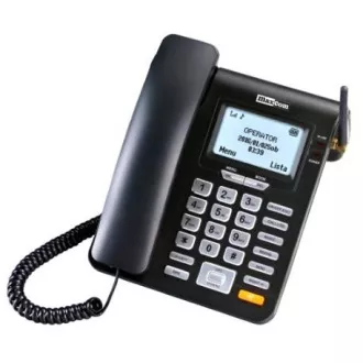 MaxCom MM28DHS, stolní GSM telefon, černá MaxCom MM28DHS, stolní GSM telefon, černá