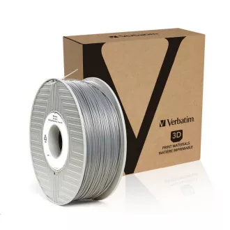 VERBATIM 3D Printer Filament ABS 1.75mm, 404m, 1kg silver/metal grey (OLD PN 55016)
