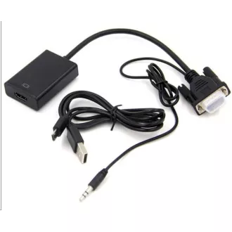 PREMIUMCORD VGA+audio elektronický konvertor na rozhraní HDMI FULL HD 1080p