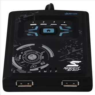 Hama konvertor pro myš/klávesnici "Speedshot Ultimate" pro PS4/PS3/Xbox One/Xbox360, šedý Hama konvertor pro myš/klávesnici "Speedshot Ultimate" pro PS4/PS3/Xbox One/Xbox360, šedý