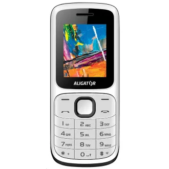 Aligator D210 Dual SIM, bílo-černý