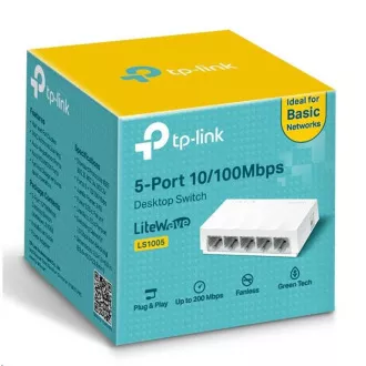TP-Link LiteWave switch LS1005 (5x100Mb/s, fanless) TP-Link LiteWave switch LS1005 (5x100Mb/s, fanless)