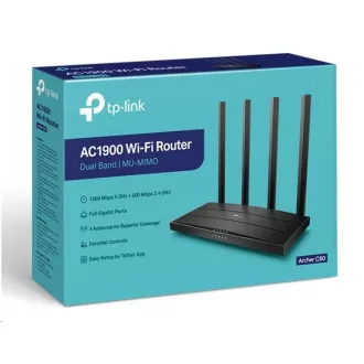 TP-Link Archer C80 OneMesh/EasyMesh/Aginet WiFi5 router (AC1900, 2, 4GHz/5GHz, 4xGbELAN, 1xGbEWAN)