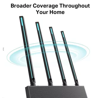 TP-Link Archer C80 OneMesh/EasyMesh/Aginet WiFi5 router (AC1900, 2, 4GHz/5GHz, 4xGbELAN, 1xGbEWAN)