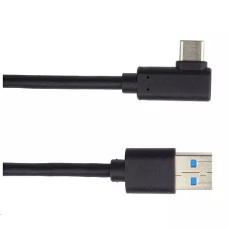 PREMIUMCORD Kabel USB typ C/M zahnutý konektor 90° - USB 3.0 A/M, 50cm PREMIUMCORD Kabel USB typ C/M zahnutý konektor 90° - USB 3.0 A/M, 50cm